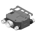 Caisson VMC hygro extra-plat 185 mm basse conso 18,1 W-Th-C jusqu'à 4 sanitaires. (OZEO FLAT 2)