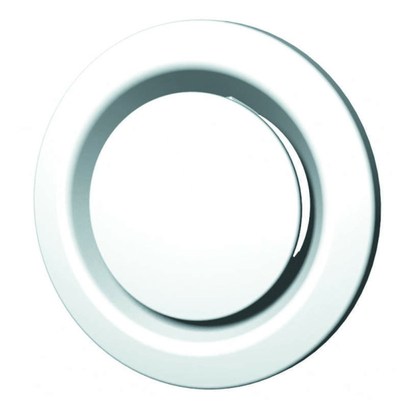 Bouche d'extraction et d'insufflation S&P Unelvent BER-P 15 à 160m³/h plastique réglable