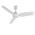 VENTILATEUR PLAFOND 3 V REGULATEUR FOURNI, BLANC, 1400 MM, COMPATIBLE RADIO CDE. (HTB 140 RC)