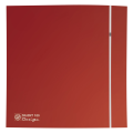Kit façade rouge + contre façade universelle pour aérateur SILENT DESIGN 100. (KIT FACADE ROUGE DESIGN)