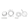 Adaptateur rond 102x2mm