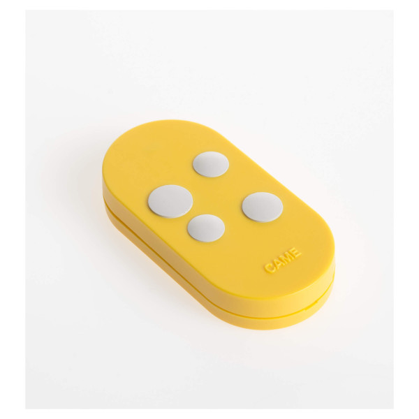 Topd4rys transmetteur quadricanal double fréquence rolling code jaune