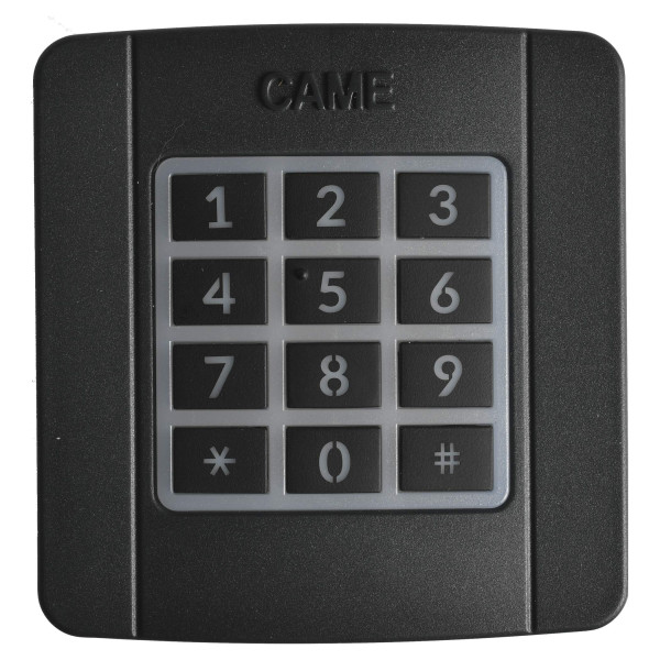 Clavier à Code Radio 433,92 MHz en Applique avec 12 Boutons SELT1W4G Came – avec Rétroéclairage Bleu