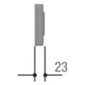 Emetteur rolling code 4 touches bi-fréquence (433,92mhz + 868,35mhz)