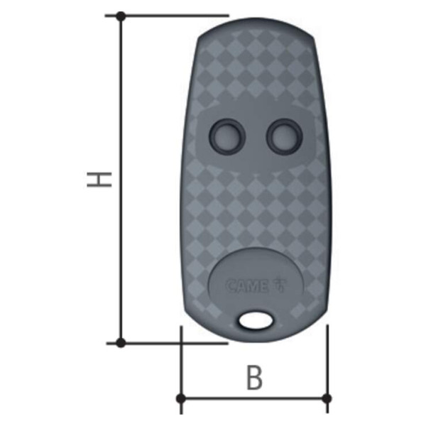 Télécommande de Portail - 4 Boutons - Fréquence 433.92Mhz - Came