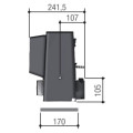 Automatisme bx en 230v pour portails coulissants jusqu'à 400kg et 14m