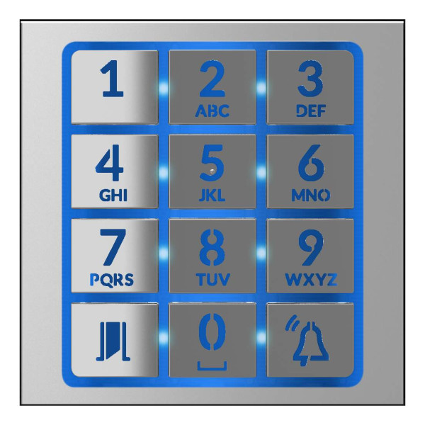Facade module clavier ma