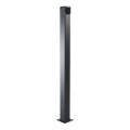 Colonnette en aluminium anodisé noir h = 1m pour set-i - set-k - tsp-01