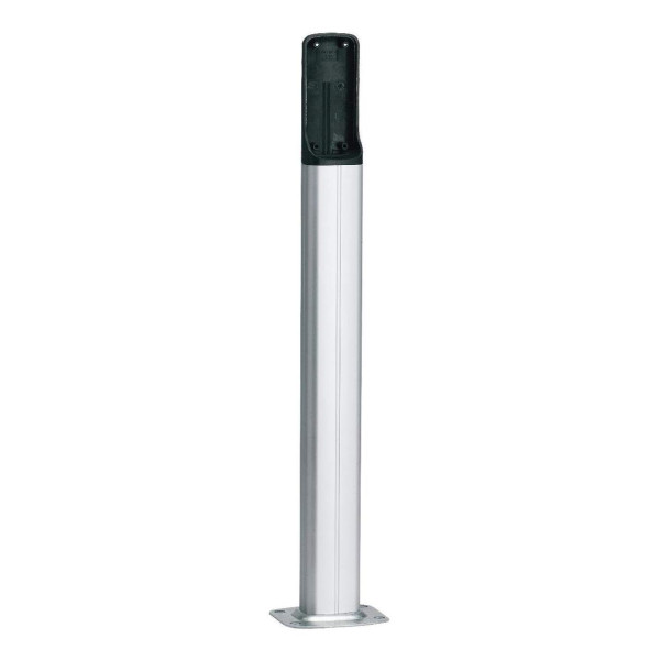 Colonnette en aluminium anodisé naturel h = 0,5m