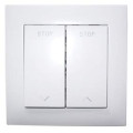 Commande à position bistable sirius blanc