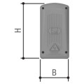 Télécommande Bicanal Multi-Usages - Fréquence 433,92 Mhz - Came