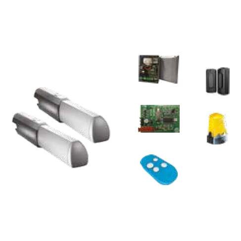 Kit d'automatisme à vis sans fin ZLXM Came - pour portails battants avec vantaux jusqu'à 3m de longueur - connectable - 400kg max