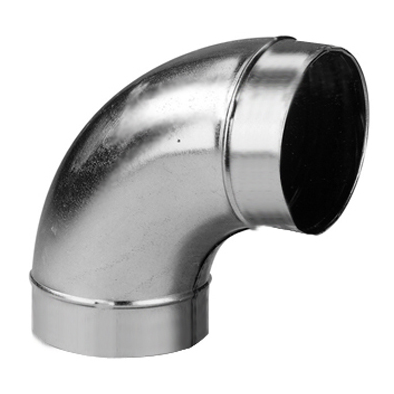 Coude mâle/mâle à 45° acier galvanisé diamètre de raccordement 630 mm. (CD-630/45) - S&P France - 864231