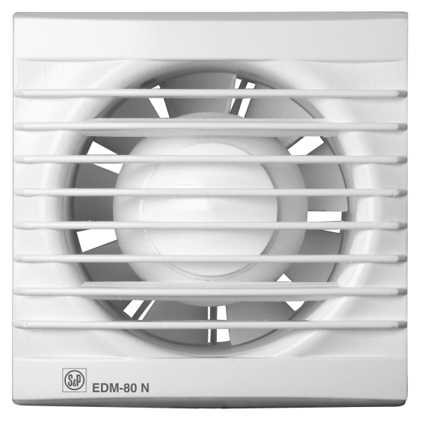 Extracteur d'air avec temporisation réglable S&P Unelvent EDM 80 NTZ 80 m³/h 9W