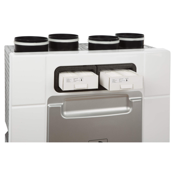 Kit filtres 1x F7 pour l'insufflation, 1x G4 pour l'extraction des VMC DOMEO. (KIT FILTRES F7/G4 DOMEO)