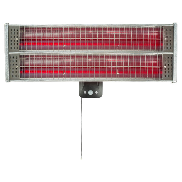 Réglette infrarouge murale S&P Unelvent HE-2400 PD avec détecteur de présence 1200/2400W