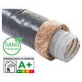 Gaine GP ISO Ecosoft S&P France - souple - isolée - L3m - Ø160mm - PVC - A+