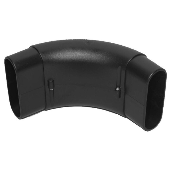 Coude raccord vertical S&P Unelvent PLUGGIT CVR50 50x114 mm