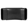Coude raccord vertical S&P Unelvent PLUGGIT CVR50 50x114 mm