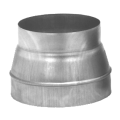 Réduction conique aluminium, raccordement D 200/125 mm. (RED 200/125 AL)