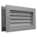 Grille de transfert anti-vue, alu, 1700 à 3000 m3/h, contre cadre, D 600 x 600mm. (GTA 600X600)