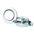 Bouche d'extraction réglable, D 100 mm, à manchette à griffes. (BORP-100)