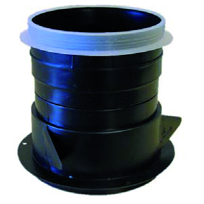 Bouche d'extraction réglable, D 100 mm, à manchette à griffes. (BORP-100)