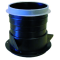 Bouche d'extraction réglable, D 100 mm, à manchette à griffes. (BORP-100)