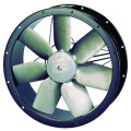 Ventilateur tubulaire aluminium, 7  590m3/h, 4 poles, D500 mm, Tri 400V, pales H. (TCBT/4-500/H 230/400V)