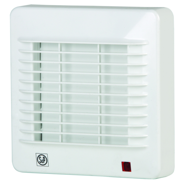 Aérateur standard, 95 m3/h, volets automatiques, 12V, D100 mm. (EDM 100 C 12V)