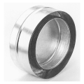 Bouchon en acier galvanisé double-peau 25 mm pour fin de conduit, D 200 mm. (BRT 200 DP25) - S&P France - 865794