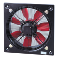 Ventilateur mural, hélice alu, 7 180 m3/h, 4 pôles, monophasé 230V, D 450 mm. (HCBB/4-450/H)