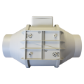 Ventilateur de conduit silencieux, 250 m3/h, 1 vitesse, tempo réglable, D 100 mm. (TD 250/100 T)