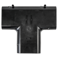 Té raccord horizontal S&P Unelvent PLUGGIT THR50 50x114 mm