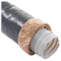 Gaine VMC souple isolée S&P Unelvent GP ISO 125/25 ECOSOFT sans phtalate longueur 6m