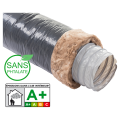 Gaine VMC souple isolée S&P Unelvent GP ISO 125/25 ECOSOFT sans phtalate longueur 6m