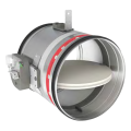 #Clapet coupe-feu 2 H, circulaire, contacts début/fin de course, NF, D 100 mm (CR120 MFUS FDCU 100