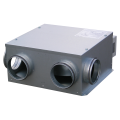 Caisson extra-plat multi-piquages, 500 m3/h, hauteur 27 cm, D 160 mm. (CATB MP 005)