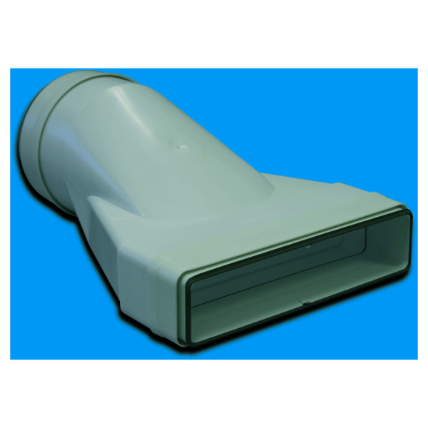 Manchon mixte à joints, rectangulaire 55x220 mm/circulaire D 125 mm gamme TUBPLA. (MCMV 125)
