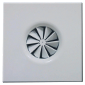 DIFFUSEUR HELICOIDE BLANC PALES FIXE DALLE FAUXPLAFOND 600X600 D RACCORD 200MM. (GHF/FP 200)