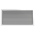 Grille de reprise intérieur , alu blanc , d 300 x 300 mm (grai b 300x300)