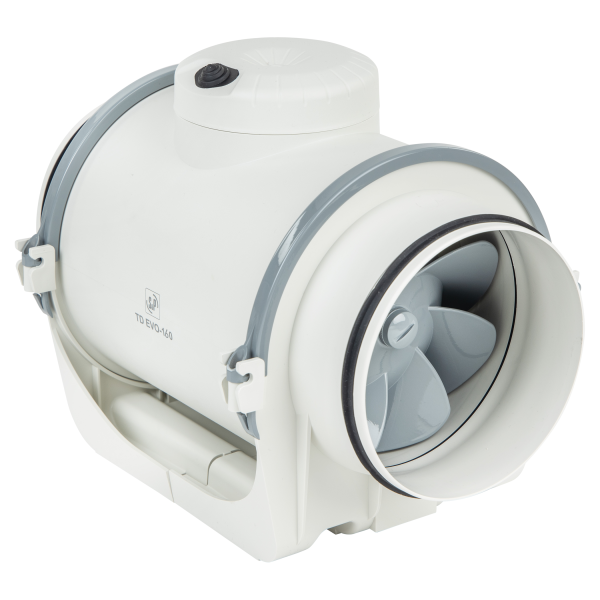 Ventilateur de conduit, max 560 m3/h, Variateur de vitesse, D160 mm (TD EVO-160 VAR)