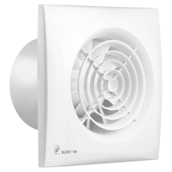 Extracteur d'air avec clapet anti-retour S&P Unelvent SILENT 100 CZ 12V 95 m³/h 13W