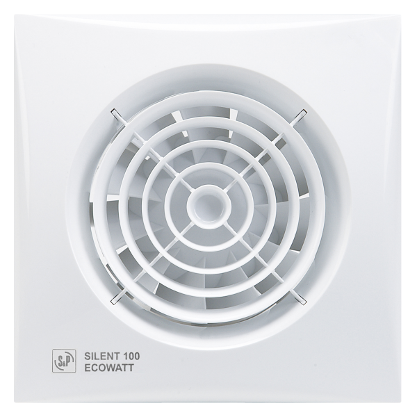 aérateur, 95 m3/h, hygro réglable, tempo réglable, moteur Ecowatt 230V, D 100 mm. (SILENT 100 CHZ ECOWATT)