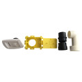 Kit prise rectangulaire blanche SAPHIR + accessoires D 51 mm.. (KPR BL)