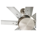 Ventilateur de plafond, 8 V temporisées, 2 sens de rotation. 8 Pâles alu. D2,5m. (HTB 2500)