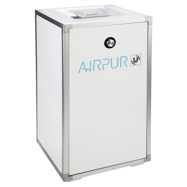 Purificateur d'air autonome ca, filtration à 99,995% jusque 36m2, 350m3/h, 98w