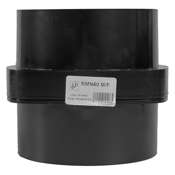 Raccords mâle/femelle S&P Unelvent RMN50 M/F pour nourrice NOD50 Kit 2 pièces