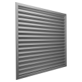 GRILLE ALUMINIUM EXTERIEURE DIAMETRE 1000X300. (GRE 1000X300/50)