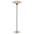 Colonne infrarouge parapluie, 1200/1800/3000 W, HT 210 cm, 2 lampes au carbonne. (HEC 3000)